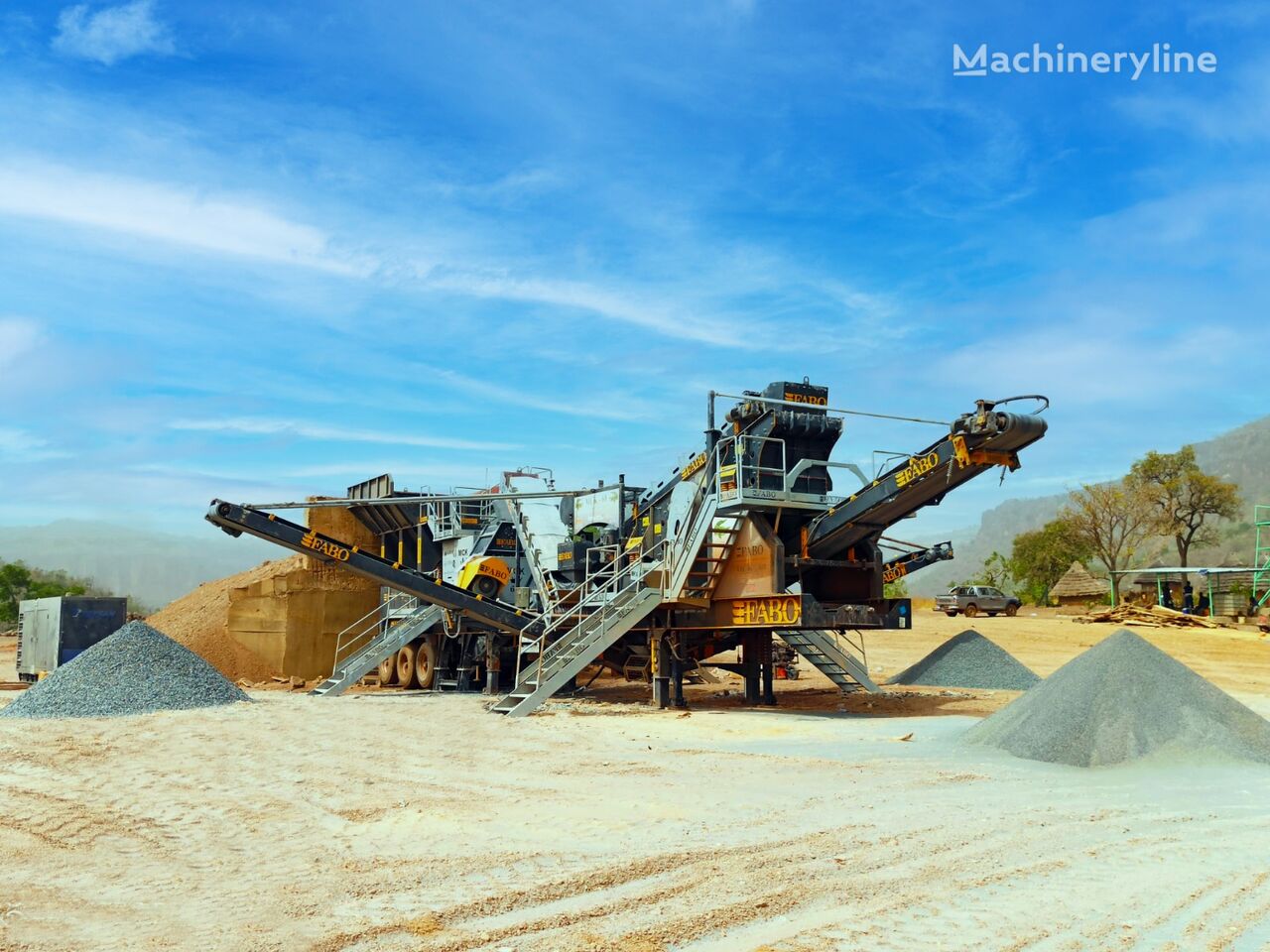 новая мобильная дробильная установка Fabo MCK-60 MOBILE CRUSHING & SCREENING PLANT FOR HARDSTONE