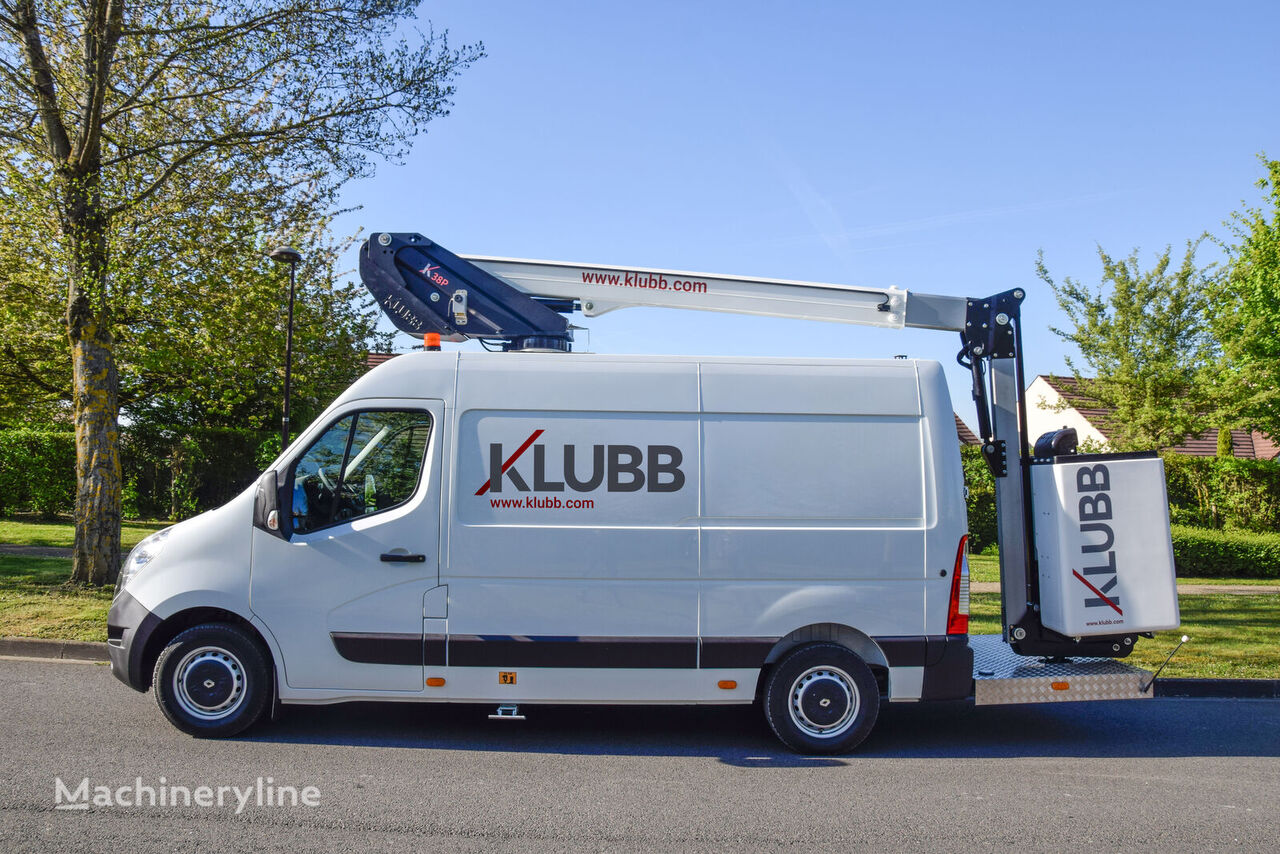 новая автовышка KLUBB K38P на базе фургона Renault Master